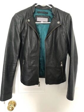 Genuine Leather Jacket by Andrew Marc Marc New York - XS